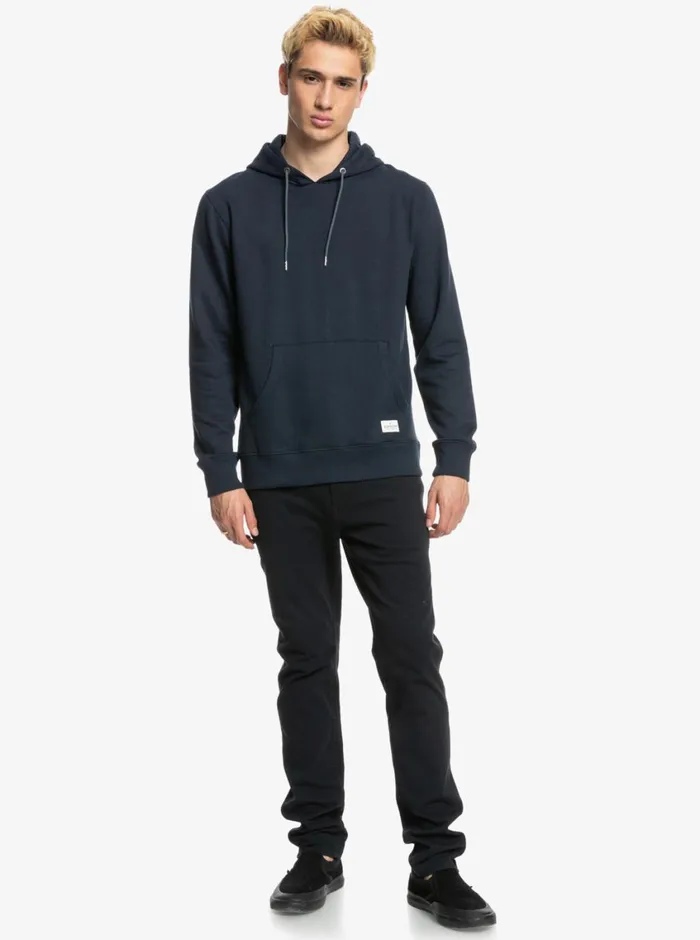 Quiksilver Essentials Organic Solid Hoodie Navy Blazer Mens Sweatshirts and Hoodies Quiksilver Essentials Organic Solid Hoodie Navy Blazer Mens Sweatshirts and Hoodies