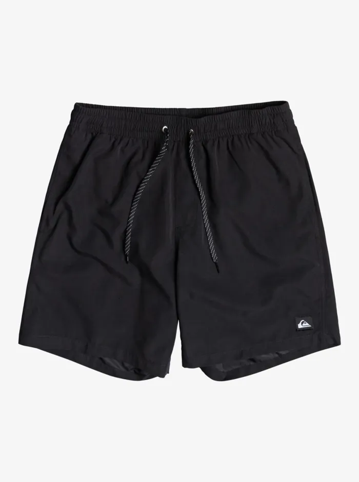 Quiksilver Everyday 17034 Volleys Black Mens Elastic Waist