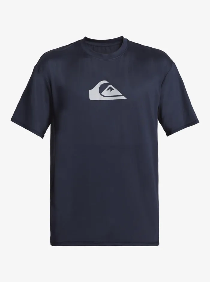 Quiksilver Everyday Surf Tee Dark Navy Mens Rashguards