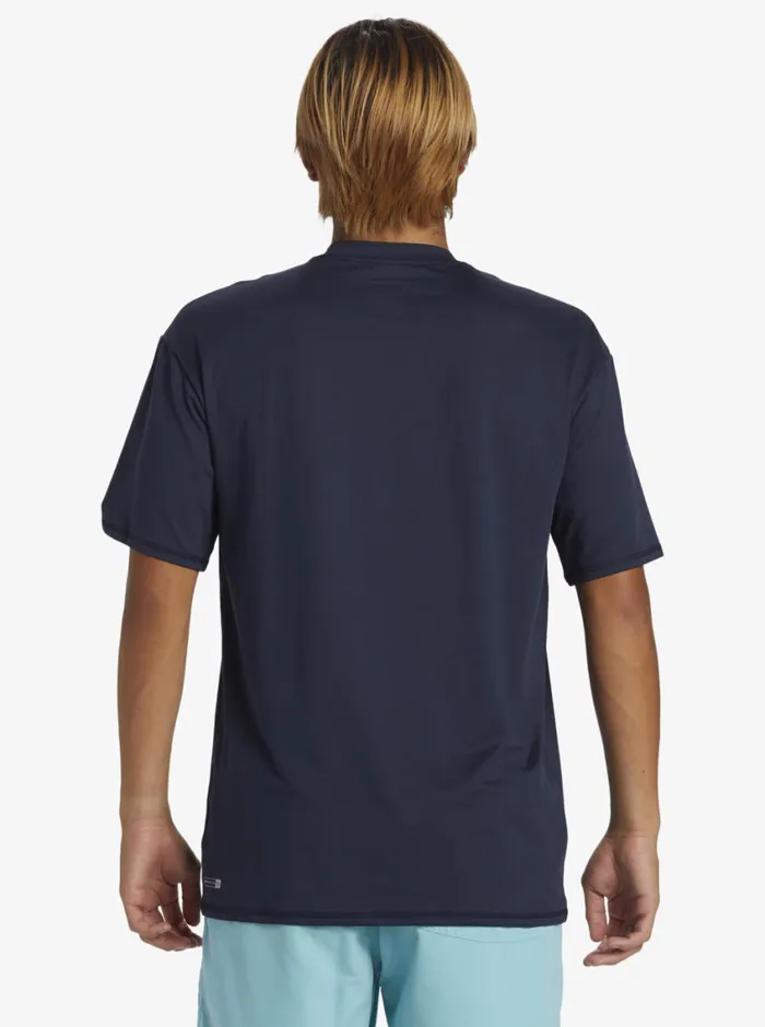 Quiksilver Everyday Surf Tee Dark Navy Mens Rashguards Quiksilver Everyday Surf Tee Dark Navy Mens Rashguards