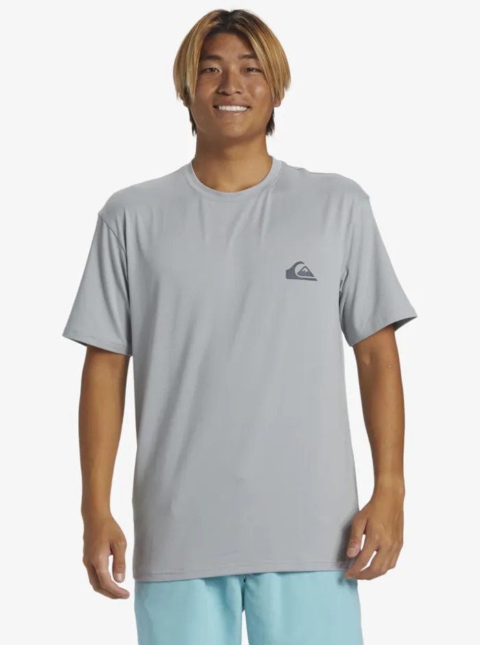 Quiksilver Everyday Surf Tee Quarry Mens Rashguards Quiksilver Everyday Surf Tee Quarry Mens Rashguards