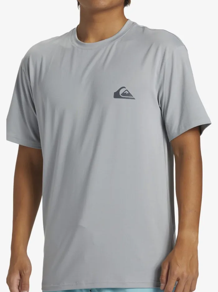 Quiksilver Everyday Surf Tee Quarry Mens Rashguards Quiksilver Everyday Surf Tee Quarry Mens Rashguards