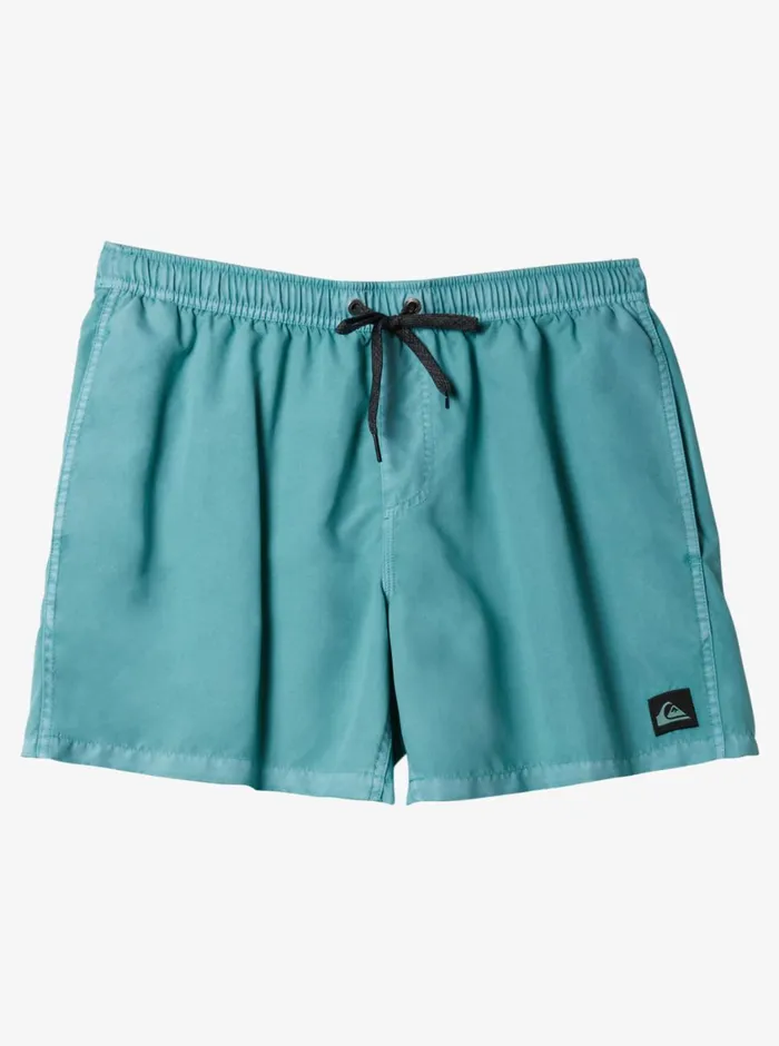 Quiksilver Everyday Surfwash Volley 17034 Elastic Waist Shorts Marine Blue Mens Elastic Waist Quiksilver Everyday Surfwash Volley 17034 Elastic Waist Shorts Marine Blue Mens Elastic Waist