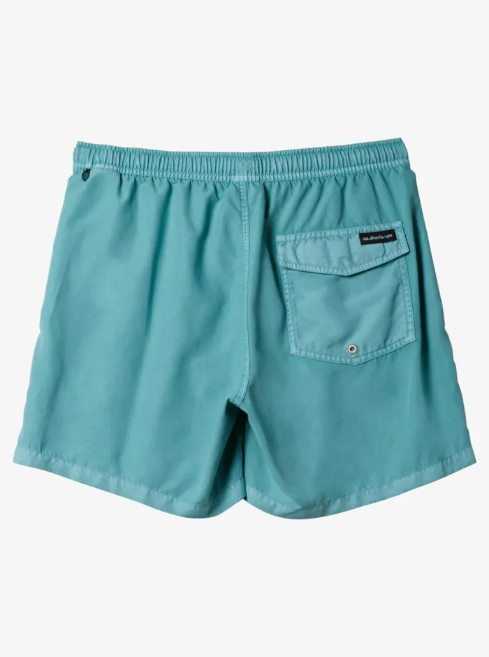 Quiksilver Everyday Surfwash Volley 17034 Elastic Waist Shorts Marine Blue Mens Elastic Waist Quiksilver Everyday Surfwash Volley 17034 Elastic Waist Shorts Marine Blue Mens Elastic Waist