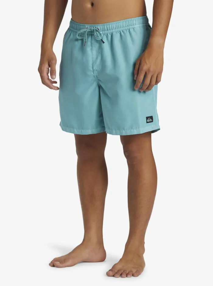 Quiksilver Everyday Surfwash Volley 17034 Elastic Waist Shorts Marine Blue Mens Elastic Waist Quiksilver Everyday Surfwash Volley 17034 Elastic Waist Shorts Marine Blue Mens Elastic Waist