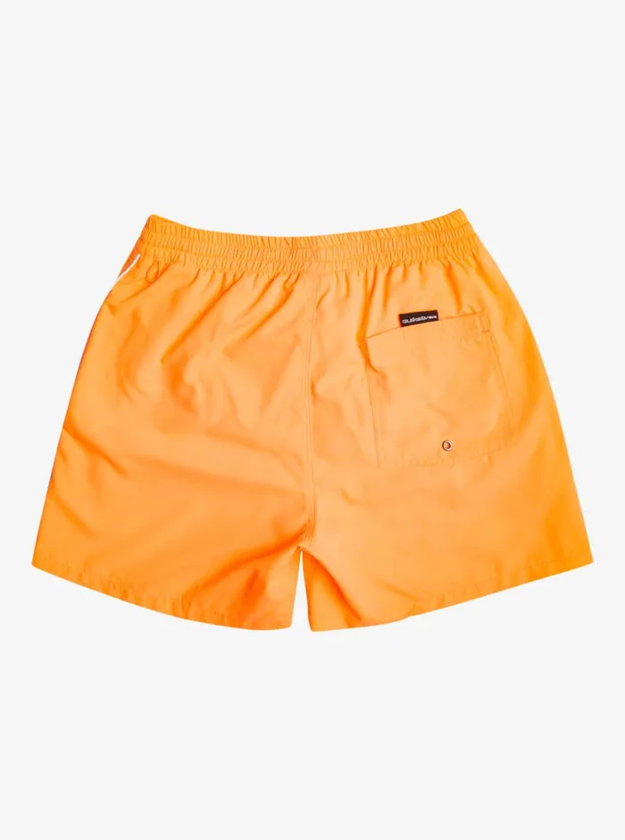 Quiksilver Everyday Vert 16034 Volleys Orange Pop Mens Elastic Waist Quiksilver Everyday Vert 16034 Volleys Orange Pop Mens Elastic Waist