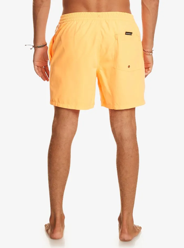 Quiksilver Everyday Vert 16034 Volleys Orange Pop Mens Elastic Waist Quiksilver Everyday Vert 16034 Volleys Orange Pop Mens Elastic Waist