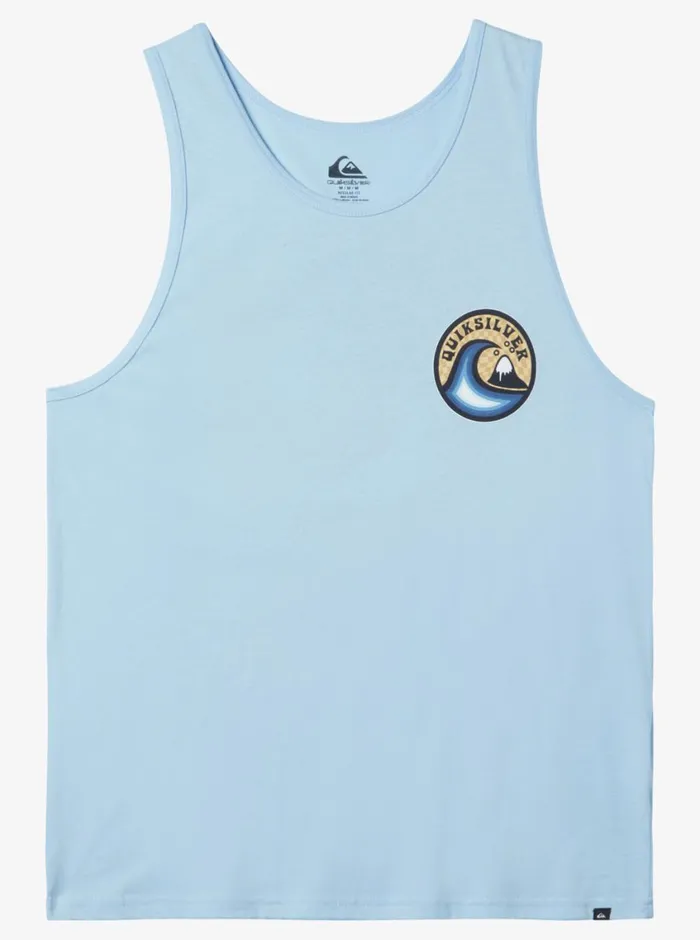 Quiksilver Feelin The Vibe Tank Clear Sky Mens Tees