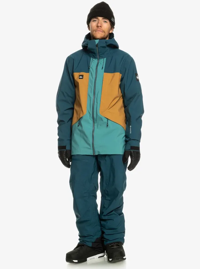 Quiksilver Forever Stretch GORETEX Snow Pants Majolica Blue Mens Snow Pants Quiksilver Forever Stretch GORETEX Snow Pants Majolica Blue Mens Snow Pants