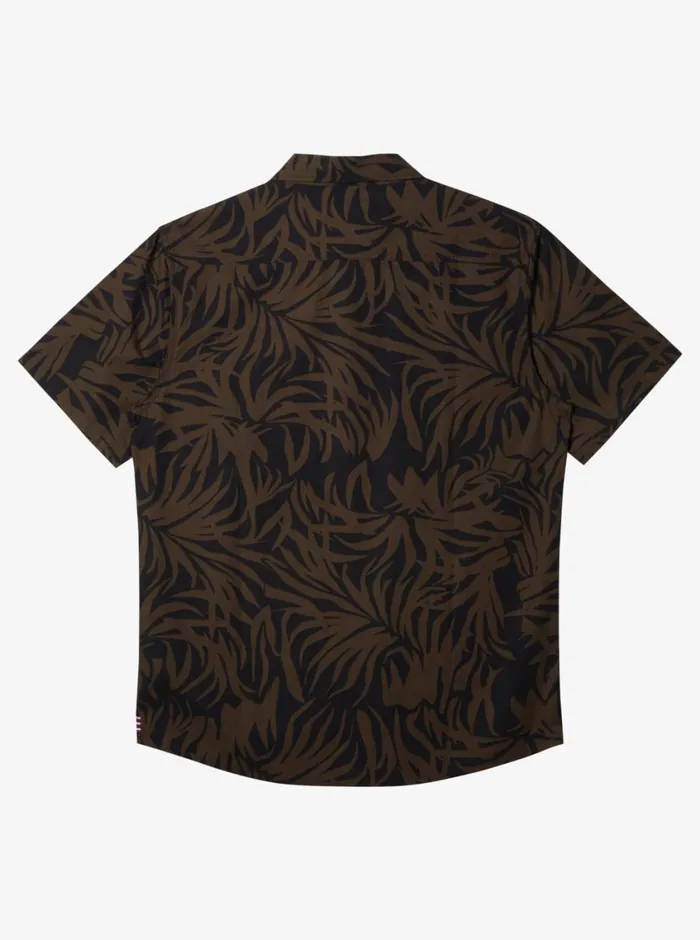Quiksilver Hawaii Foliage Woven Hawaiian Shirt Tarmac Mens Shirts and Polos Quiksilver Hawaii Foliage Woven Hawaiian Shirt Tarmac Mens Shirts and Polos