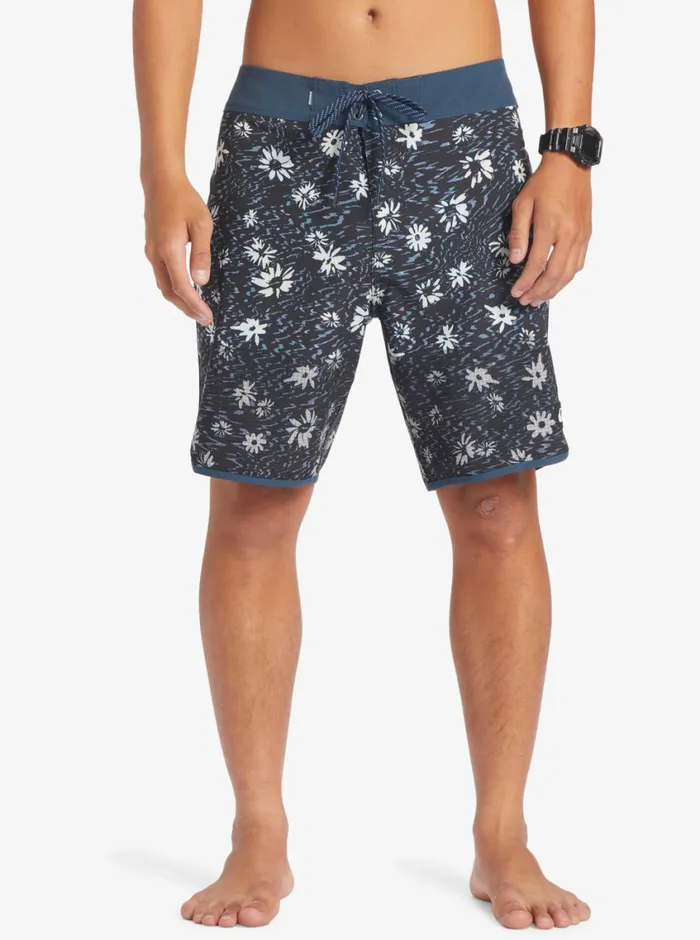 Quiksilver Highline Scallop 19034 Boardshorts Midnight Navy Mens Shorts and Amphibians Quiksilver Highline Scallop 19034 Boardshorts Midnight Navy Mens Shorts and Amphibians