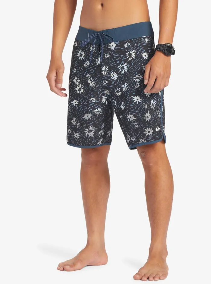 Quiksilver Highline Scallop 19034 Boardshorts Midnight Navy Mens Shorts and Amphibians Quiksilver Highline Scallop 19034 Boardshorts Midnight Navy Mens Shorts and Amphibians