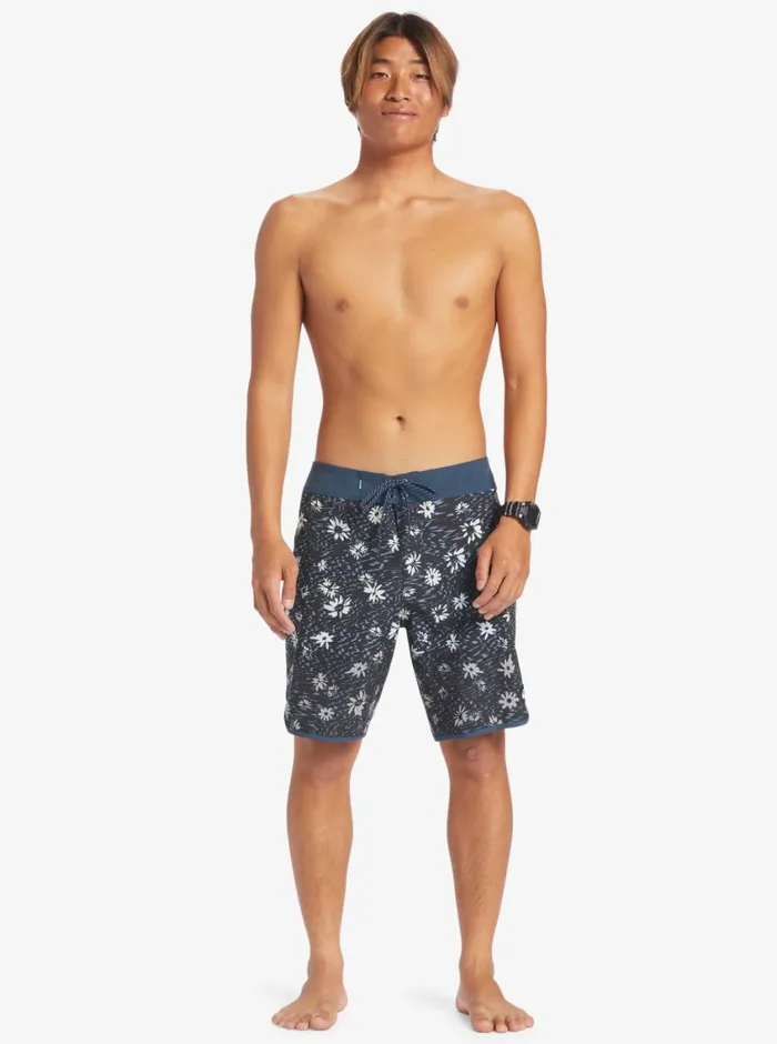 Quiksilver Highline Scallop 19034 Boardshorts Midnight Navy Mens Shorts and Amphibians Quiksilver Highline Scallop 19034 Boardshorts Midnight Navy Mens Shorts and Amphibians