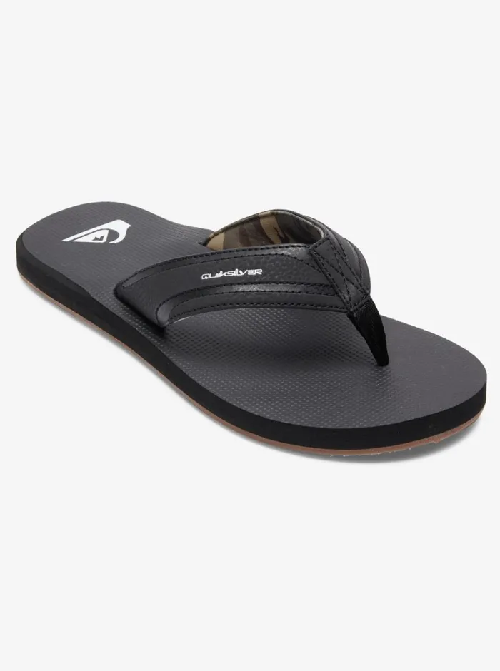 Quiksilver Island Oasis Sandals Blackblackbrown Mens Sandals