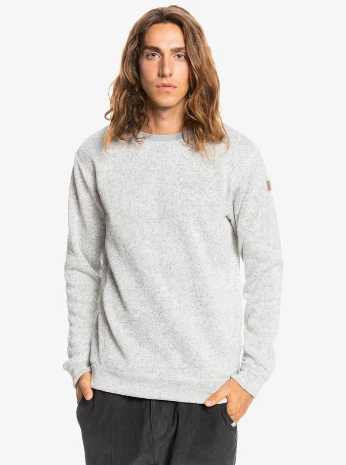 Quiksilver Keller Crewneck Sweatshirt Light Grey Heather Mens Sweatshirts and Hoodies Quiksilver Keller Crewneck Sweatshirt Light Grey Heather Mens Sweatshirts and Hoodies