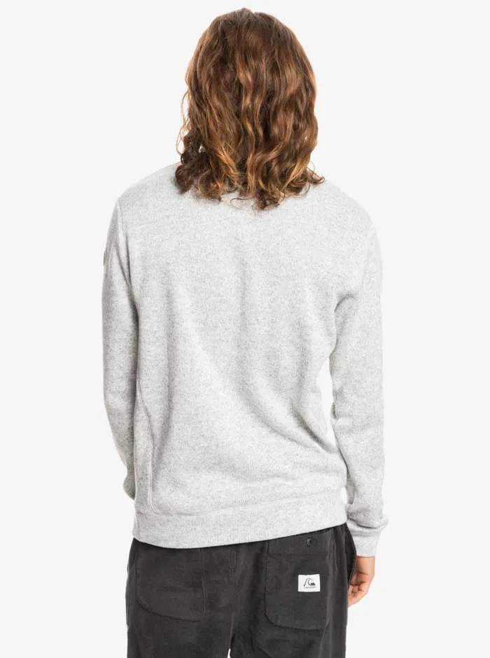 Quiksilver Keller Crewneck Sweatshirt Light Grey Heather Mens Sweatshirts and Hoodies Quiksilver Keller Crewneck Sweatshirt Light Grey Heather Mens Sweatshirts and Hoodies