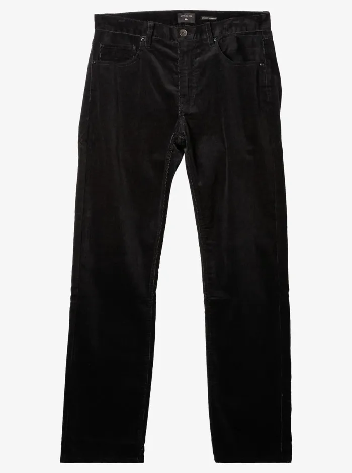 Quiksilver Kracker Corduroy Pants Black Mens Pants