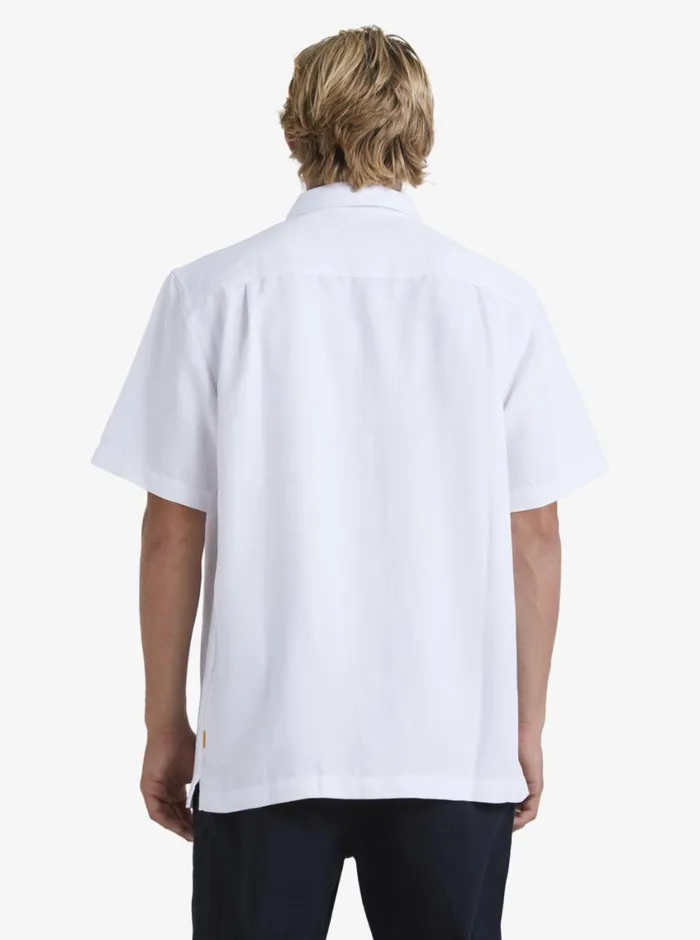 Quiksilver Manele Bay Short Sleeve Shirt White MensWaterman Shirts and Polos Quiksilver Manele Bay Short Sleeve Shirt White MensWaterman Shirts and Polos