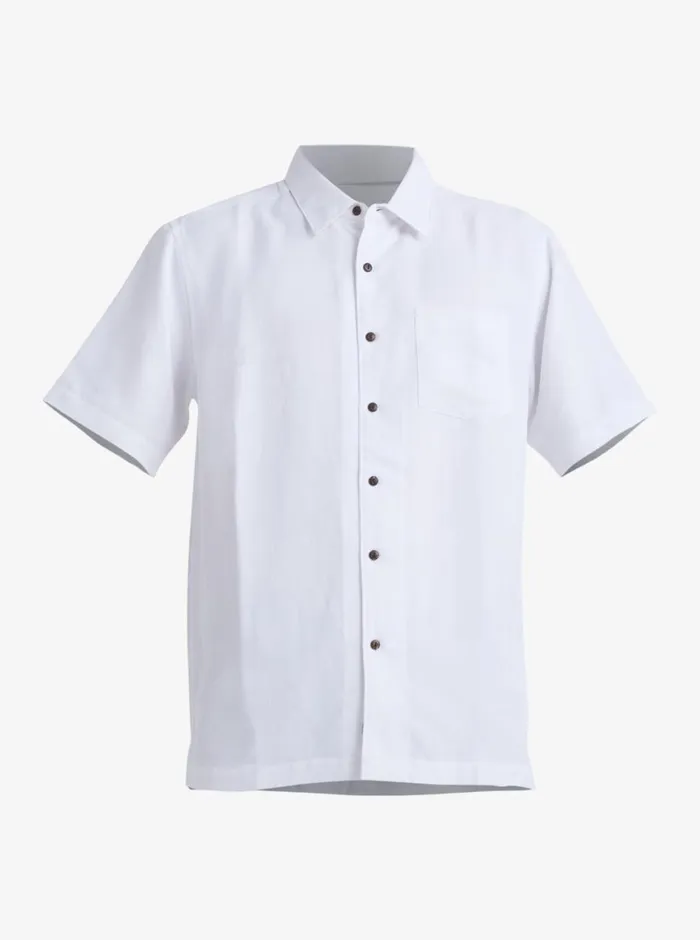 Quiksilver Manele Bay Short Sleeve Shirt White MensWaterman Shirts and Polos Quiksilver Manele Bay Short Sleeve Shirt White MensWaterman Shirts and Polos