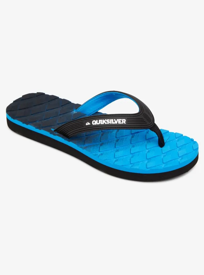 Quiksilver Massage FlipFlops Blackbluegrey Mens Sandals