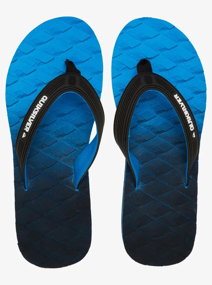 Quiksilver Massage FlipFlops Blackbluegrey Mens Sandals Quiksilver Massage FlipFlops Blackbluegrey Mens Sandals