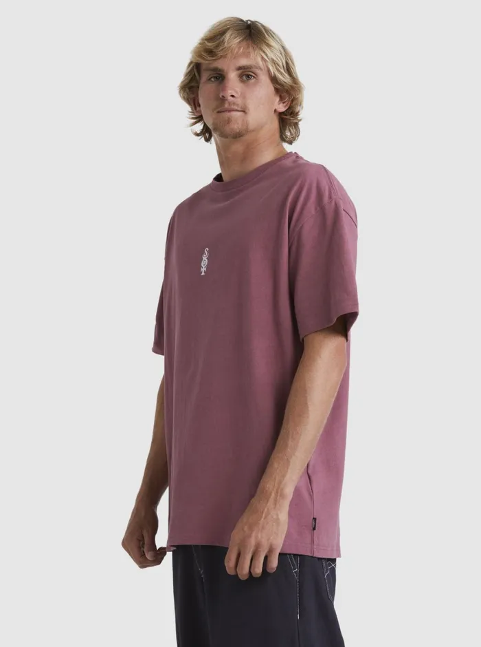 Quiksilver Mercury TShirt Crushed Berry Mens Tees Quiksilver Mercury TShirt Crushed Berry Mens Tees