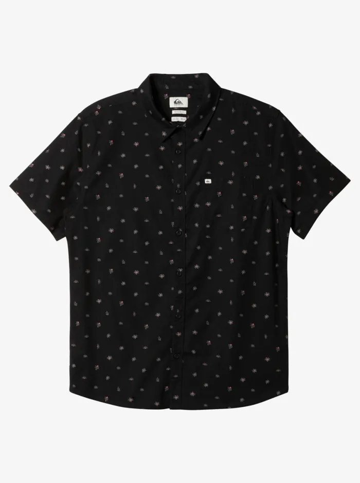 Quiksilver Minimo Short Sleeve Shirt Black Minimo Mens Shirts and Polos