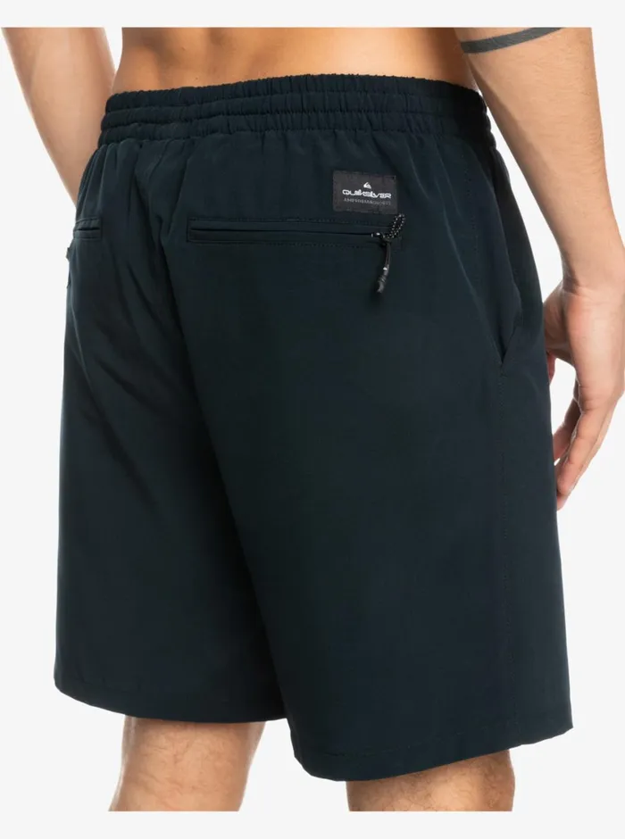 Quiksilver Ocean Elastic Waist 18034 Amphibian Shorts Black Mens Shorts and Amphibians Quiksilver Ocean Elastic Waist 18034 Amphibian Shorts Black Mens Shorts and Amphibians