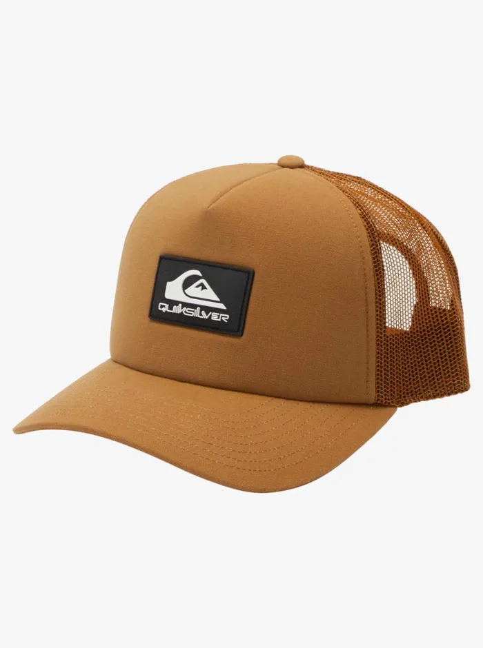 Quiksilver Omnipotent Snapback Hat Bone Brown Mens Hats