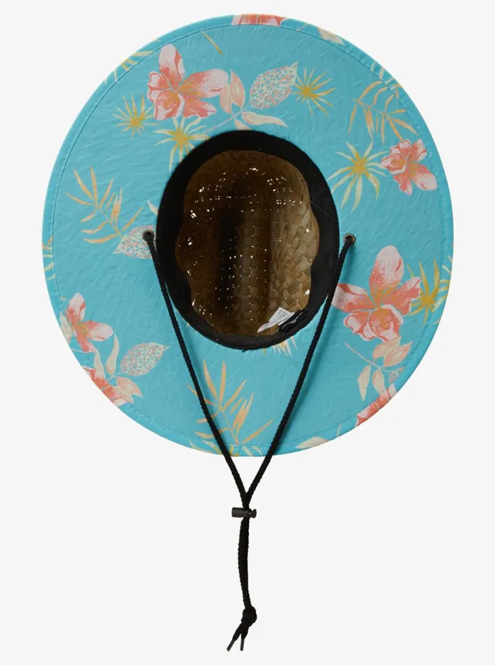 Quiksilver Outsider Straw Lifeguard Hat Blue Radiance Mens Hats Quiksilver Outsider Straw Lifeguard Hat Blue Radiance Mens Hats