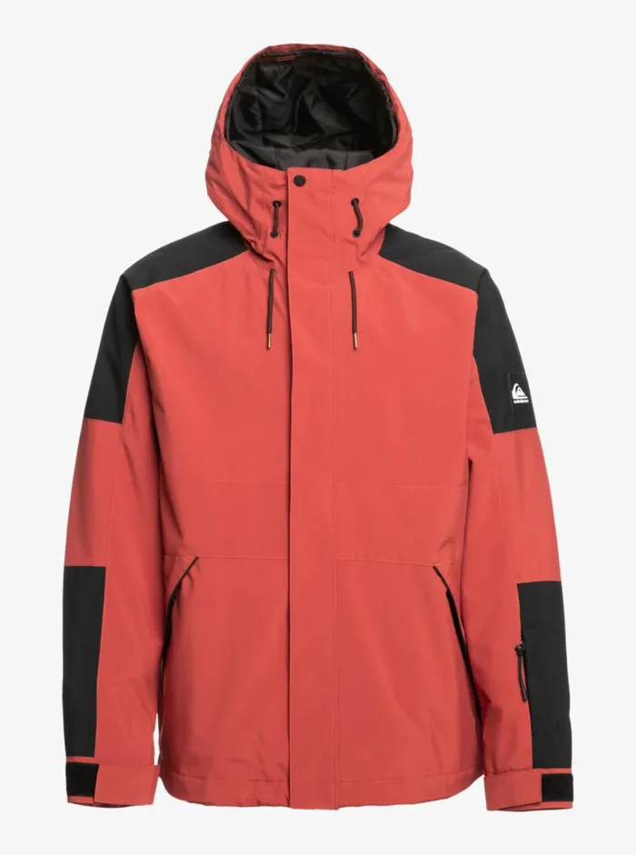 Quiksilver Radicalo Technical Snow Jacket Marsala Mens Snow Jackets