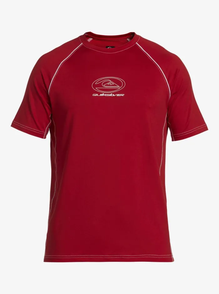 Quiksilver Saturn Surf Tee Short Sleeve Surf Tee Samba Mens Rashguards