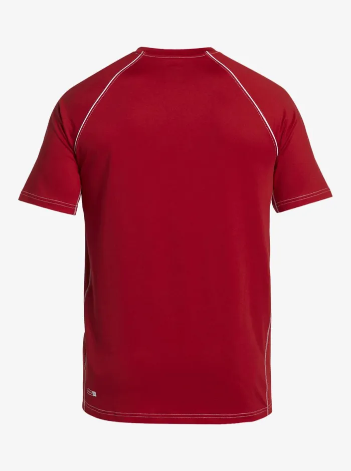 Quiksilver Saturn Surf Tee Short Sleeve Surf Tee Samba Mens Rashguards Quiksilver Saturn Surf Tee Short Sleeve Surf Tee Samba Mens Rashguards