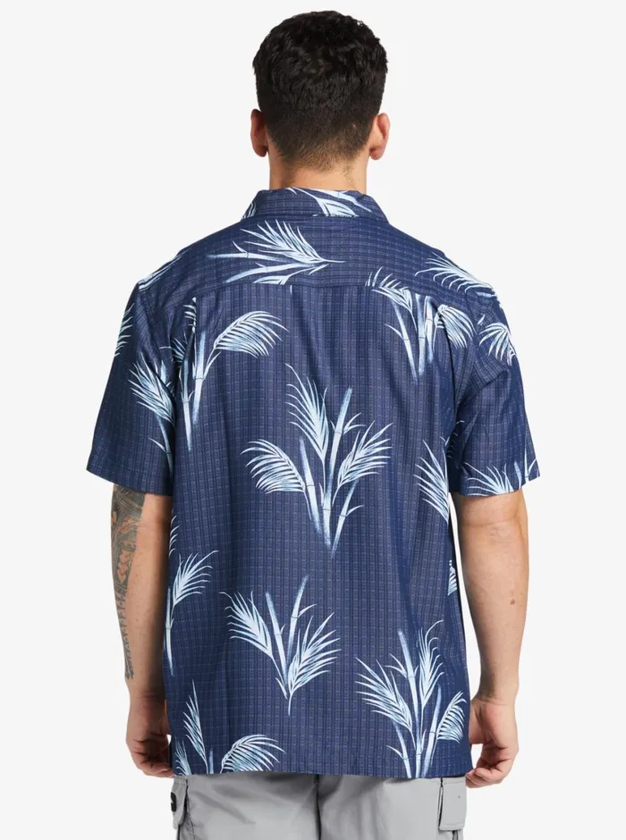 Quiksilver Skipped Out Woven Shirt Estate Blue Skippe Out MensWaterman Shirts and Polos