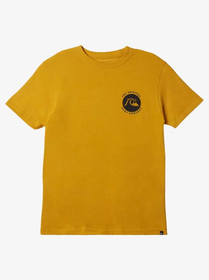 Quiksilver Stamped TShirt Nugget Gold Heather Mens Tees