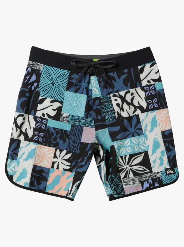 Quiksilver Surfsilk Hawaii Scallop 19034 Boardshorts Black Mens Shorts and Amphibians Quiksilver Surfsilk Hawaii Scallop 19034 Boardshorts Black Mens Shorts and Amphibians