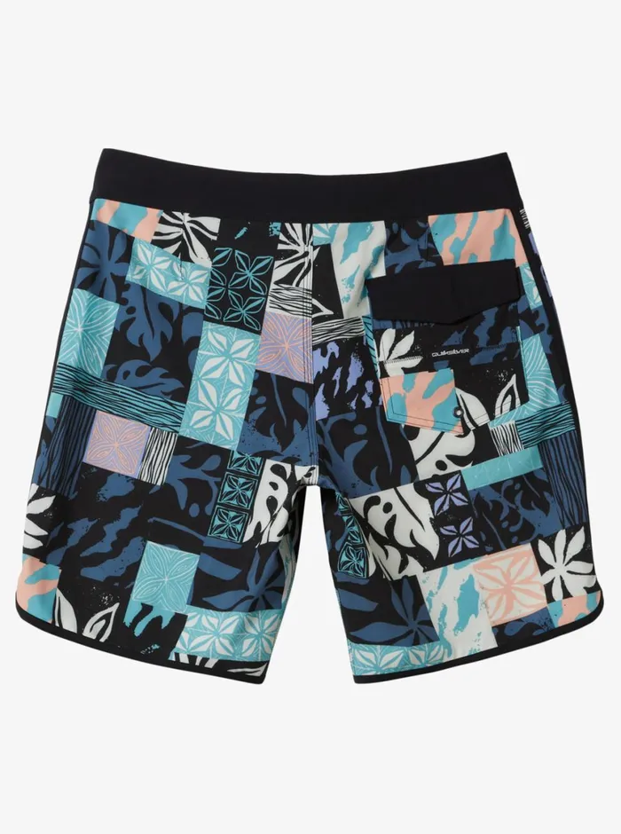 Quiksilver Surfsilk Hawaii Scallop 19034 Boardshorts Black Mens Shorts and Amphibians Quiksilver Surfsilk Hawaii Scallop 19034 Boardshorts Black Mens Shorts and Amphibians