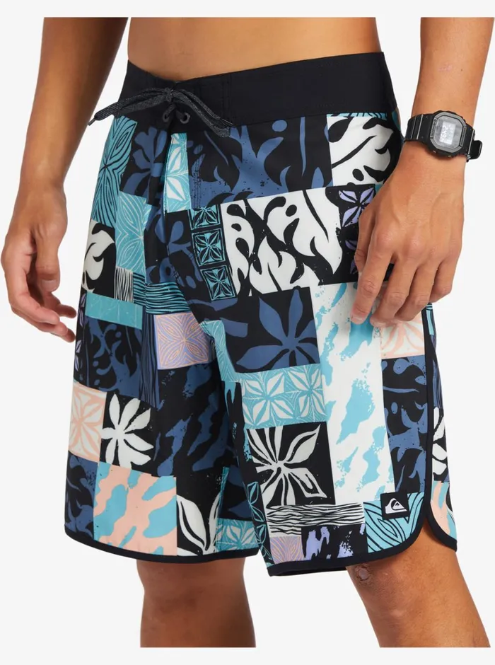 Quiksilver Surfsilk Hawaii Scallop 19034 Boardshorts Black Mens Shorts and Amphibians Quiksilver Surfsilk Hawaii Scallop 19034 Boardshorts Black Mens Shorts and Amphibians