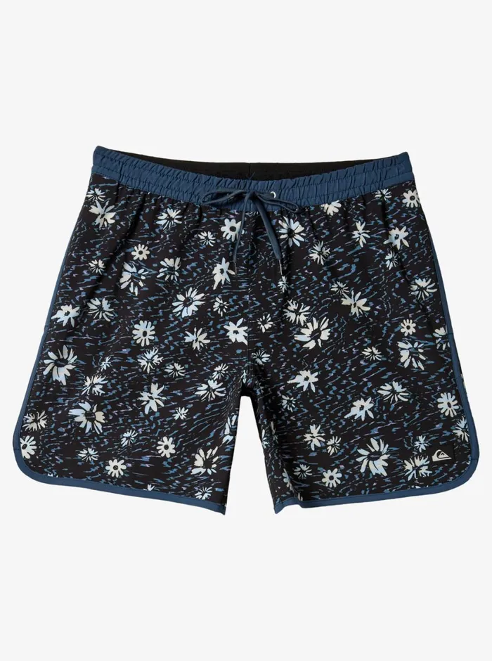 Quiksilver Surfsilk Scallop Volley 17034 Volleys Midnight Navy Mens Elastic Waist Quiksilver Surfsilk Scallop Volley 17034 Volleys Midnight Navy Mens Elastic Waist