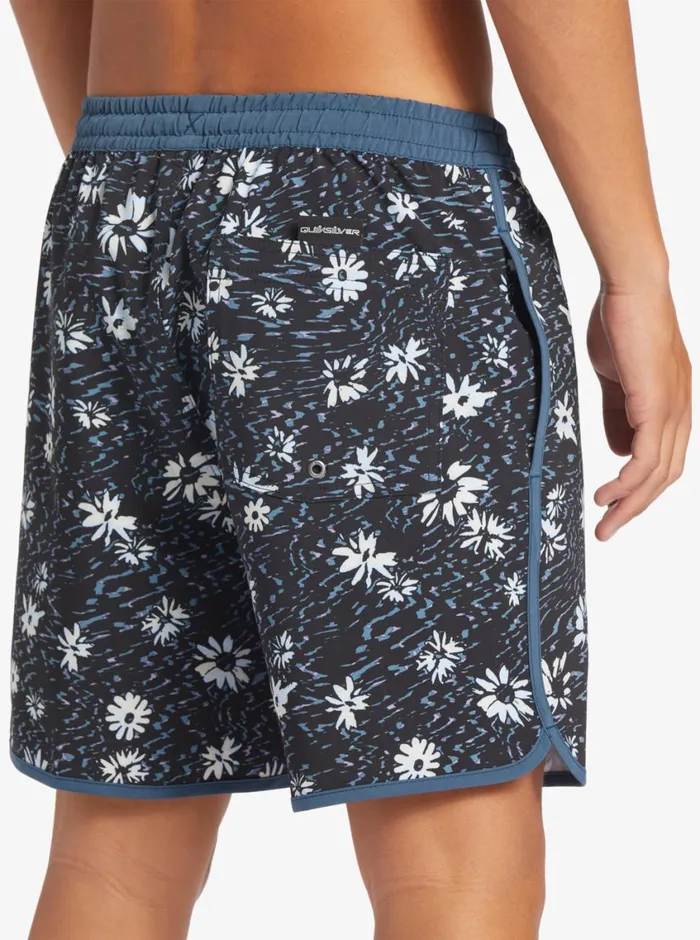 Quiksilver Surfsilk Scallop Volley 17034 Volleys Midnight Navy Mens Elastic Waist Quiksilver Surfsilk Scallop Volley 17034 Volleys Midnight Navy Mens Elastic Waist