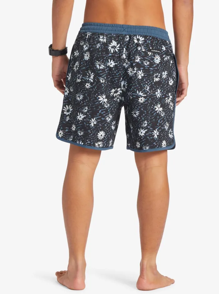 Quiksilver Surfsilk Scallop Volley 17034 Volleys Midnight Navy Mens Elastic Waist Quiksilver Surfsilk Scallop Volley 17034 Volleys Midnight Navy Mens Elastic Waist