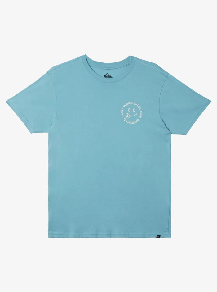 Quiksilver Tasty Waves TShirt Reef Waters Mens Tees