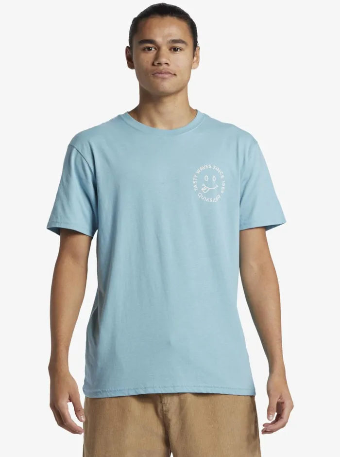 Quiksilver Tasty Waves TShirt Reef Waters Mens Tees Quiksilver Tasty Waves TShirt Reef Waters Mens Tees