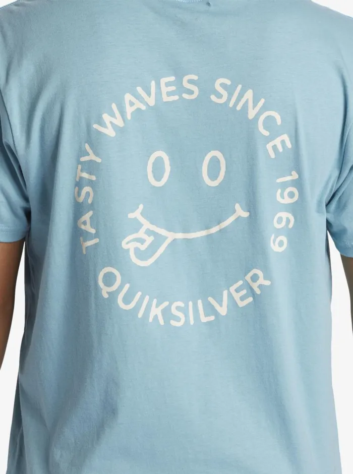 Quiksilver Tasty Waves TShirt Reef Waters Mens Tees Quiksilver Tasty Waves TShirt Reef Waters Mens Tees