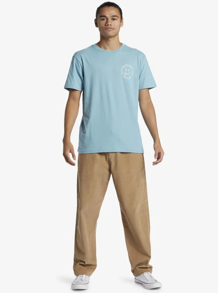 Quiksilver Tasty Waves TShirt Reef Waters Mens Tees Quiksilver Tasty Waves TShirt Reef Waters Mens Tees