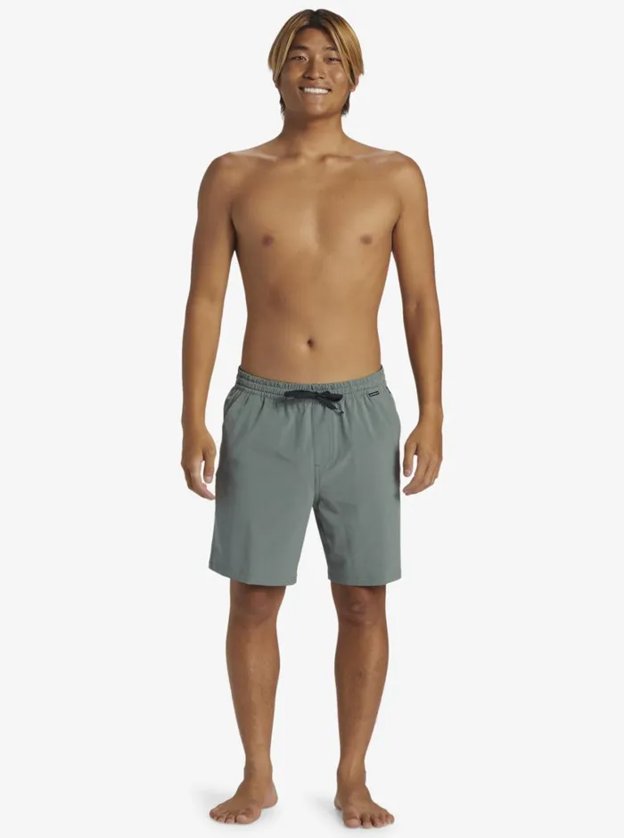 Quiksilver Taxer Amphibian 18034 Hybrid Shorts Sea Spray Mens Shorts and Amphibians