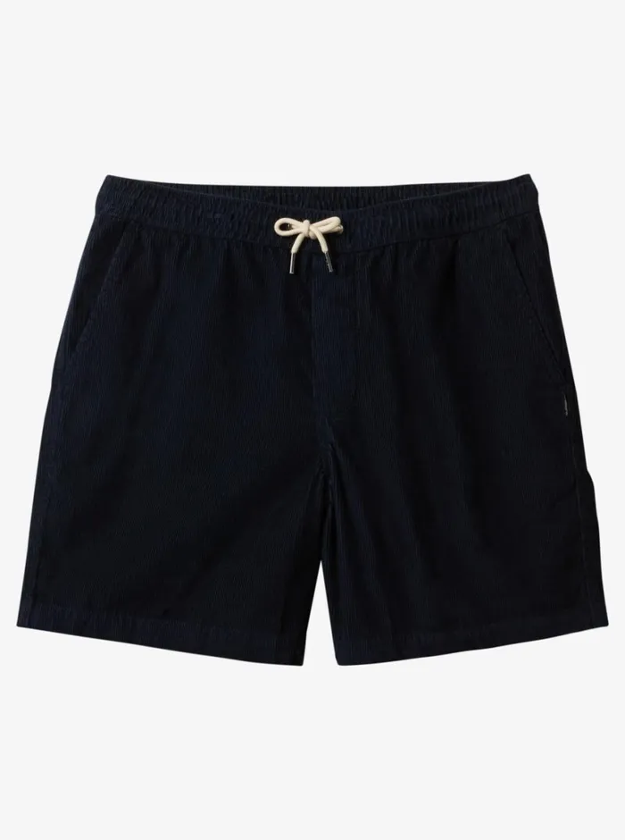 Quiksilver Taxer Corduroy Shorts Dark Navy Mens Shorts and Amphibians
