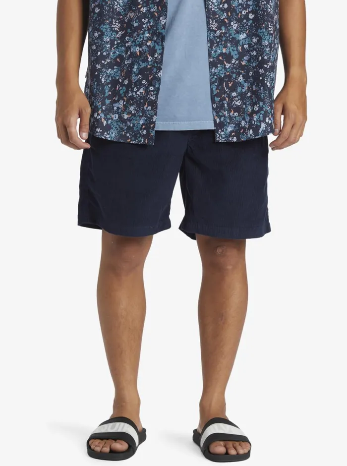 Quiksilver Taxer Corduroy Shorts Dark Navy Mens Shorts and Amphibians Quiksilver Taxer Corduroy Shorts Dark Navy Mens Shorts and Amphibians
