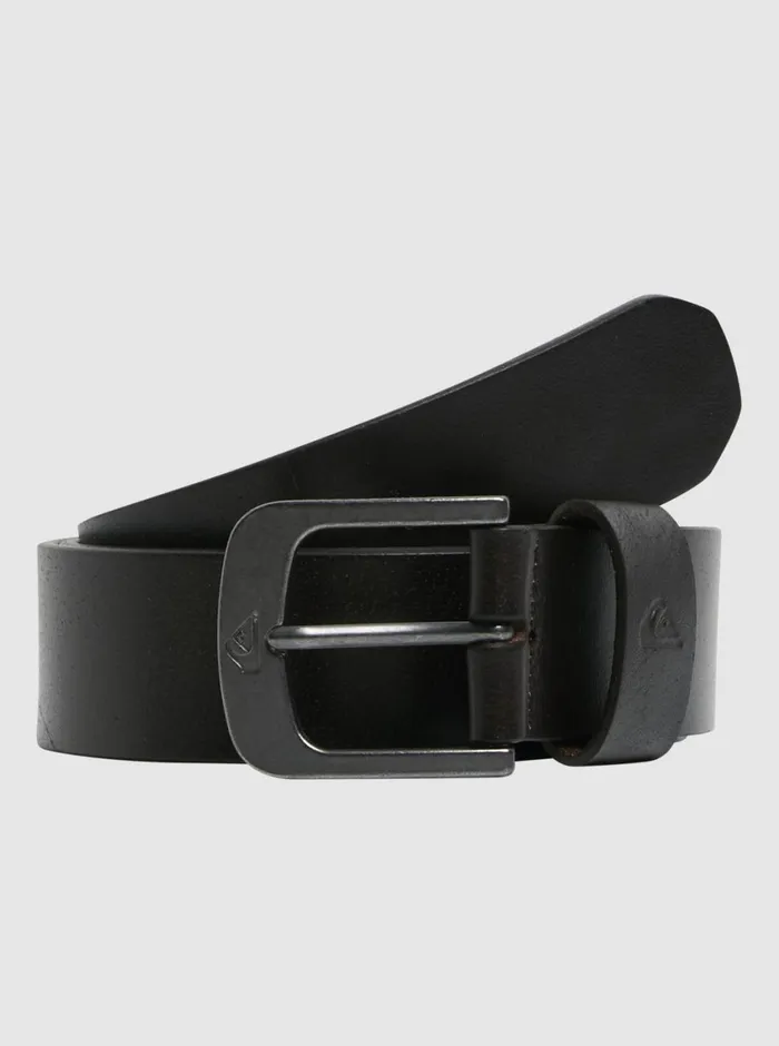 Quiksilver The Everydaily Leather Belt Chocolate Mens Belts