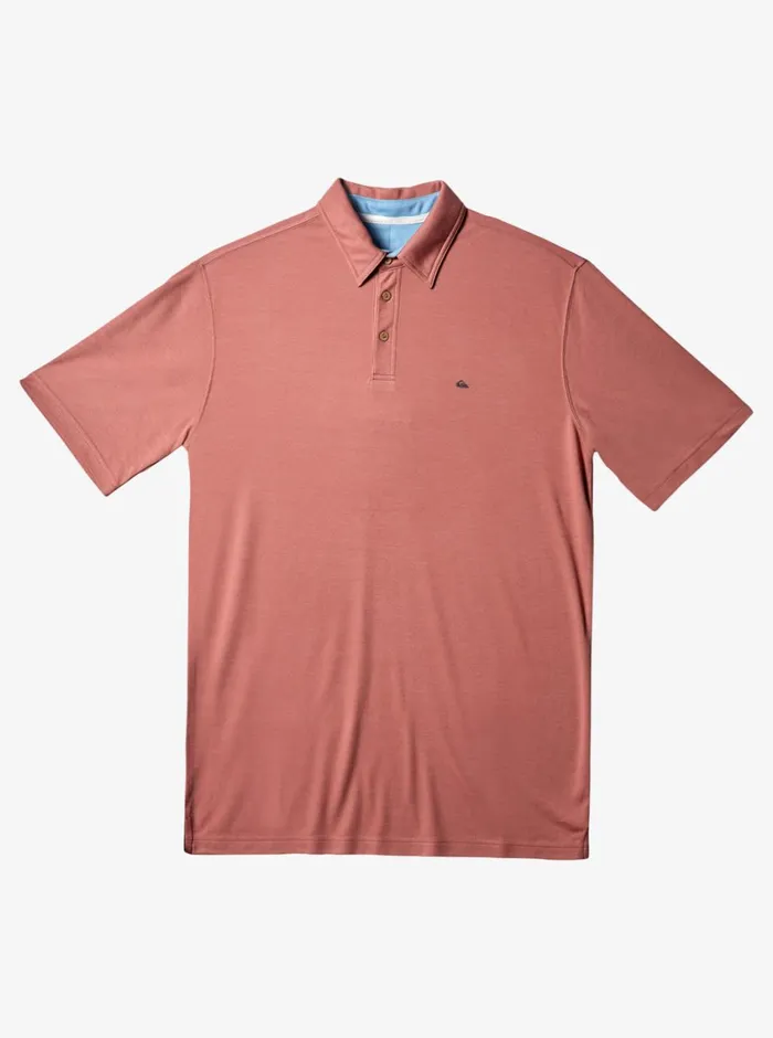 Quiksilver Waterpolo Short Sleeve Polo Shirt Ash Rose MensWaterman Shirts and Polos Quiksilver Waterpolo Short Sleeve Polo Shirt Ash Rose MensWaterman Shirts and Polos